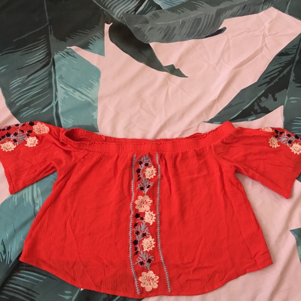 off the shoulder shirt!